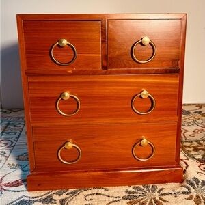 Cedar Storage Chest with Brass Accents